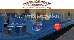 Desktop Screenshot of ovationboatservices.co.uk